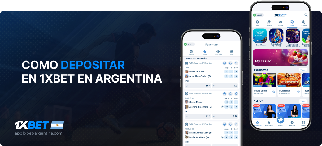 Como depositar en 1xBet en Argentina - App 1xbet Argentina