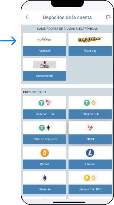 Depósitos con tarjeta, billeteras electrónicas, criptomonedas - App 1xbet Argentina